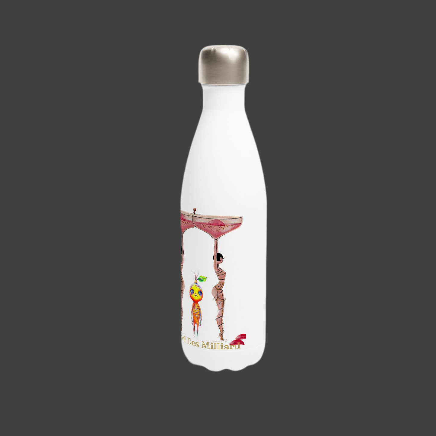 D’yhol’s Des Milliard Luxurious 17oz Fine Stainless Steel Water Bottle Special Edition ( keep me cold )