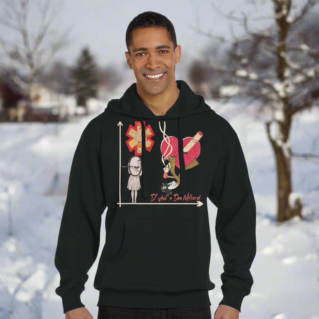 D’yhol’s Des Milliard Unisex Pullover Hoodie Special Edition ( G.O.A.T )