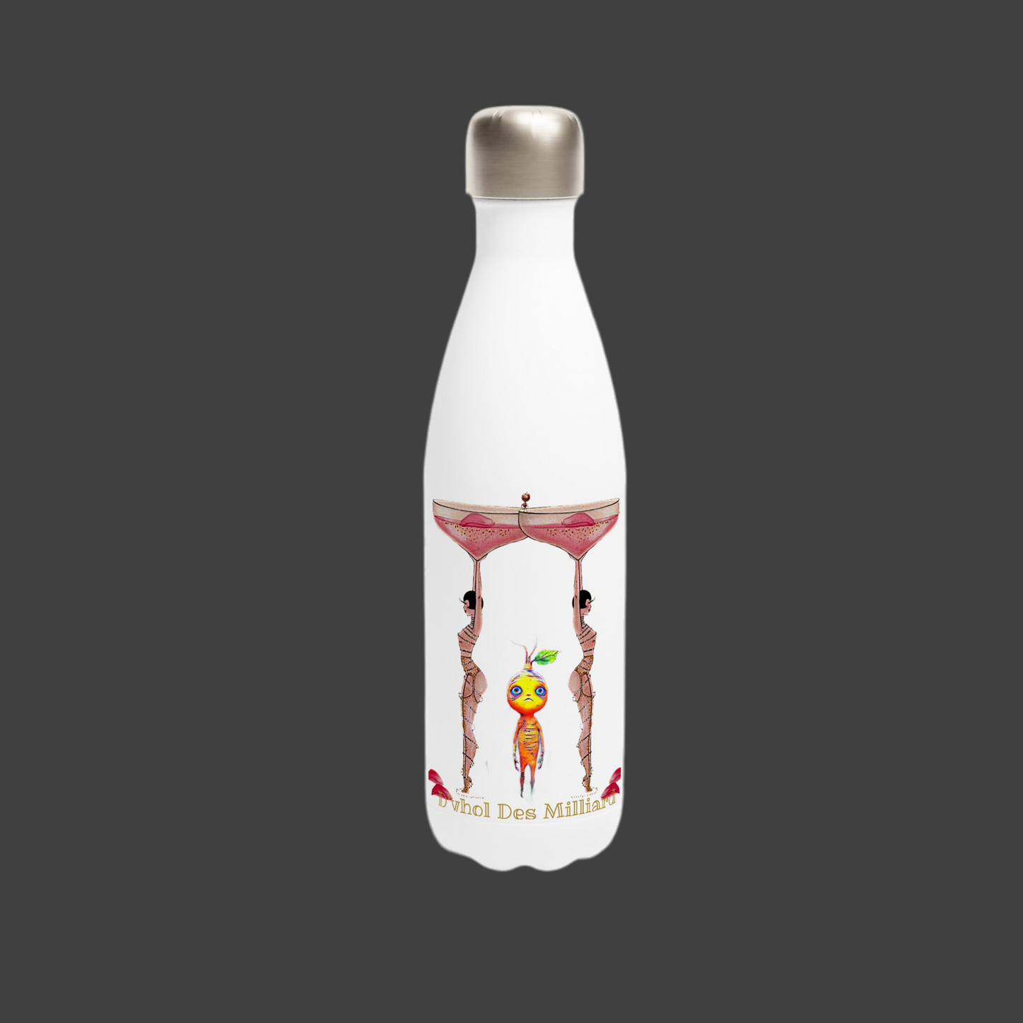 D’yhol’s Des Milliard Luxurious 17oz Fine Stainless Steel Water Bottle Special Edition ( keep me cold )