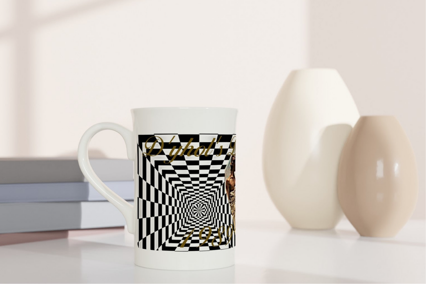 D’yhol’s Des Milliard 10oz of 100% Fine Porcelain slim mug special edition ( Liquid Gold )