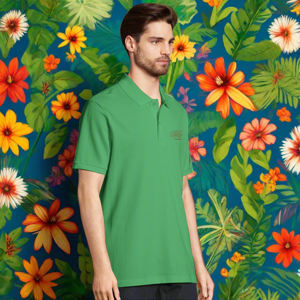 D’yhol’s Des Milliard Unisex Organic Polo Shirt Comfortable Fit   Special Edition ( Executive D.D.M )