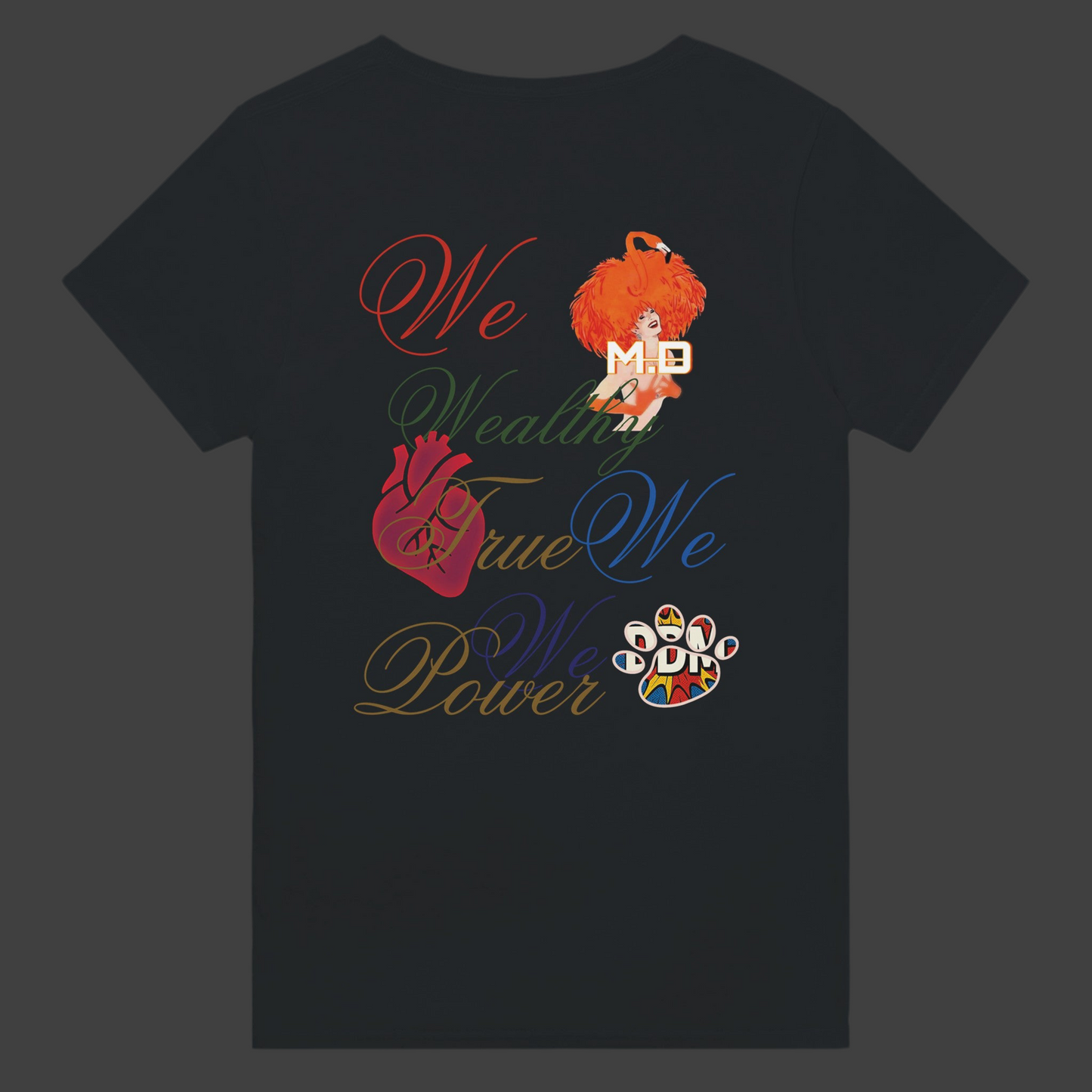 D’yhol’s Des Milliard Heavyweight Crewneck T-shirt  Special Edition ( The LiFE )