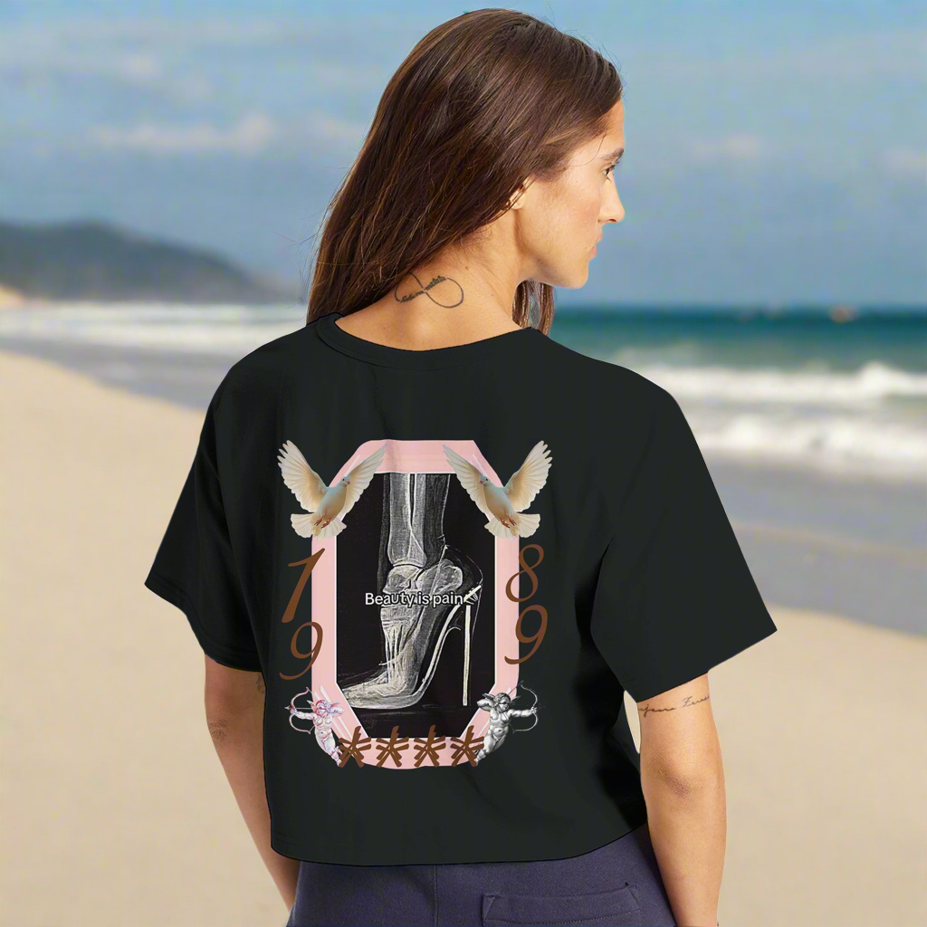 D’yhol’s Des Milliard Cropped Heritage Crewneck T-Shirt ( D.D.M Special ( Champion Edition )