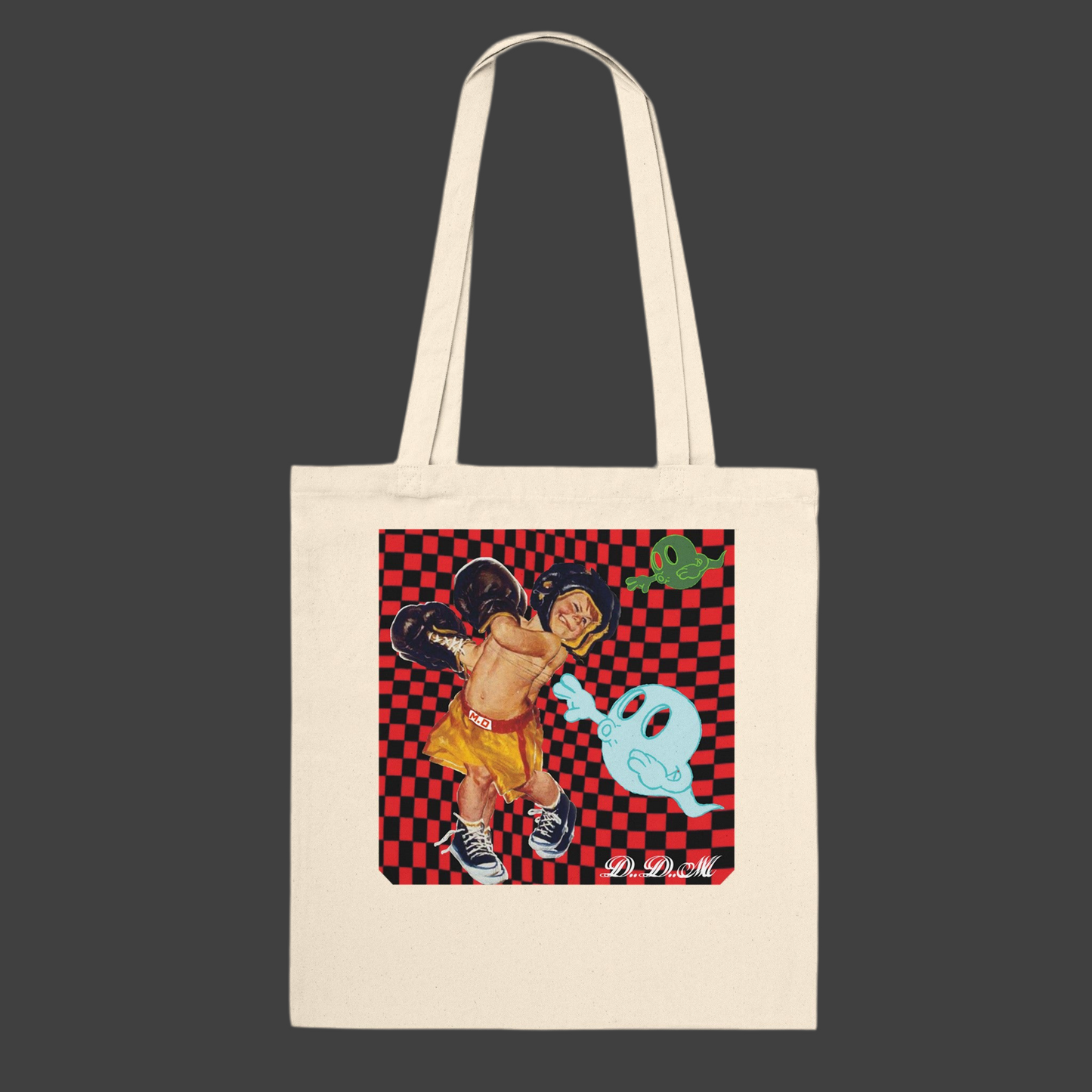 D’yhol’s Des Milliard Exclusive Premium Tote Bag  ( Ghost Don’t stop Winning )