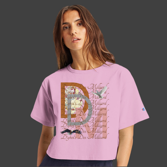 D’yhol’s Des Milliard Cropped Heritage Crewneck T-Shirt ( D.D.M Special ( Champion Edition )